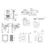 Grohe Rapid SLX Set predstenovej inštalácie, klozetu, dosky SoftClose, tlačidla Skate Cosmopolitan a súpravy na vhadzovanie tabliet, chróm SANI11BB2131-GR