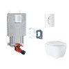Grohe Uniset Set predstenovej inštalácie, klozetu, dosky SoftClose, tlačidla Arena Cosmopolitan a súpravy na vhadzovanie tabliet, alpská biela SANI15BB3127-GR
