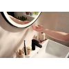 Hansgrohe Xarita Lite S Zrkadlo s LED osvetlením a vyhrievaním, priemer 90 cm, IR senzor, matná čierna 54980670-HG