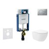 Geberit Kombifix Set predstenovej inštalácie, klozetu Oudee Vortex a dosky softclose, tlačidlo Sigma01, lakovaný matný chróm SANI15CA1133