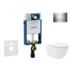 Geberit Kombifix Set predstenovej inštalácie, klozetu Oudee Vortex a dosky softclose, tlačidlo Sigma30, chróm SANI15CA1135
