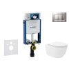 Geberit Kombifix Set predstenovej inštalácie, klozetu Oudee Vortex a dosky softclose, tlačidlo Sigma30, lakovaný chróm mat/chróm SANI15CA1136