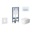 Geberit Duofix Set predstenovej inštalácie, klozetu ME by Starck a dosky softclose, tlačidlo Sigma50, alpská biela SANI11CP3115