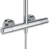 Ideal Standard Ceratherm T25 Sprchový set s termostatom, priemer 26 cm, 2 prúdy, chróm A8495AA