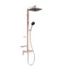 Ideal Standard Ceraflow ALU+ Sprchový set s batériou, 26x26 cm, 2 prúdy, rosé BE204RO