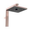 Ideal Standard Ceratherm ALU+ Sprchový set s termostatom, 26x26 cm, 2 prúdy, rosé BE210RO