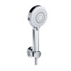 Kludi Dive Set sprchovej hlavice, držiaka a hadice, 3 prúdy, chróm 6895005-00