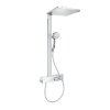 Hansgrohe Raindance E Sprchový set, s termostatom, 30x30 cm, EcoSmart, matná biela 27362700-HG