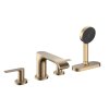 Hansgrohe Vivenis Batéria na okraj vane, 4-otvorová inštalácia, sBox, kefovaný bronz 75444140-HG