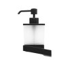 Ravak 10° Dávkovač na tekuté mydlo s držiakom, čierna/sklo X07P559