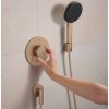 Hansgrohe FixFit Fine S Nástenné kolienko, kefovaný bronz 28882140-HG
