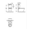 Grohe Euro Ceramic Splachovacia nádržka, zadné napúšťanie, alpská biela 102502SH00-GR