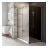 Ravak Blix Sprchové dvere BLRV2K 90 cm, satin/sklo Grape 1XV70U00ZG