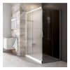 Ravak Blix Sprchové dvere BLRV2K 110 cm, biela/sklo Grape 1XVD0100ZG