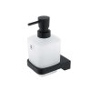 Nimco Maya Dávkovač mydla s držiakom, matná čierna MAC 29031C-T-90
