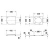 Duravit D-Code WC doska, biela 0067310000