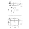 Hansgrohe Xanuia Q Umývadlo 60x48 cm, s prepadom, otvor na batériu, biela 60243450-HG