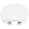 SAMONA SAMANTA WC sedátko, Soft Close, Easy Take, biela 44845202