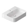 Ravak Ceramic Umývadlo 55x45 cm, s prepadom, otvor na batériu, biela XJX01155000