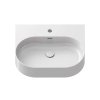 Ravak Ceramic Umývadlo 55x45 cm, s prepadom, otvor na batériu, biela XJX01155008