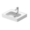 Duravit Soleil by Starck Umývadlo, 65x48 cm, s prepadom, otvor na batériu, WonderGliss, biela 23766500001
