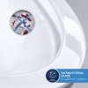 Grohe Euro Ceramic Závesné WC s doskou Softclose, Rimless, Triple Vortex, alpská biela 102509SH00-GR
