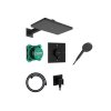 Hansgrohe Raindance Alive Q Sprchový set s termostatom pod omietku, s telesom, 21x34 cm, 3 prúdy, matná čierna 24620670-HG