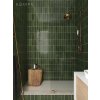 la riviera 65x200 botanical green bath