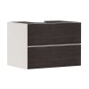Hansgrohe Xevolos E Umývadlová skrinka 78x56x55 cm, 2 zásuvky, matná béžová/tmavý dub 54188730-HG