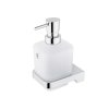Nimco Maya Dávkovač mydla s držiakom, matné sklo/chróm MA 29031C-T-26