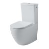 kielle Oudee WC kombi set s nádržkou a doskou softclose, Vortex Rimless, biela 30202010