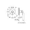 Grohe Plus Sprchová batéria pod omietku, chróm 24059003-GR
