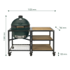 BIG GREEN EGG XLARGE ZOSTAVA MODULAR