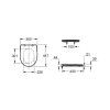 Grohe Bau Ceramic WC doska Slim, biela 112947SH00-GR