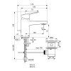 Ideal Standard CeraPlan Umývadlová batéria s výpustom, chróm BD274AA