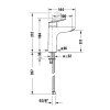 Duravit DuraStyle Basic Umývadlová batéria, MinusFlow, chróm N11022002010