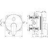 Ideal Standard CeraFlex Batéria pod omietku, chróm A6725AA