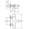 Grohe Precision Trend Termostatická vaňová batéria, chróm 34227002-GR