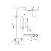 Ideal Standard Ceratherm S200 Sprchový set s termostatom, 30x20 cm, 3 prúdy, chróm A7332AA