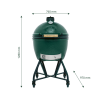 Big Green Egg XL koty na voziku