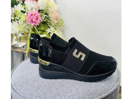 Módne Čierne dámske tenisky