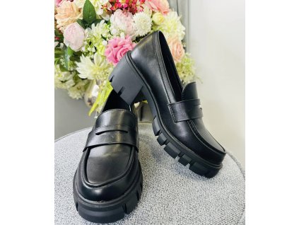 Dámske poltopánky na podpätku