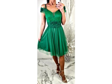 Zelené elegantné šaty