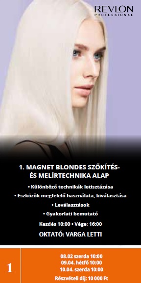 Revlon Magnet Blondes szőkítés és melírtechnika alap