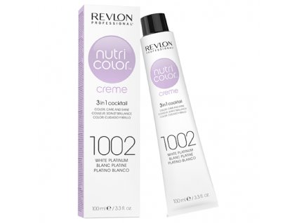 Revlon Nutri Color Creme szinezo hajpakolas 1002 white platinum 100 ml