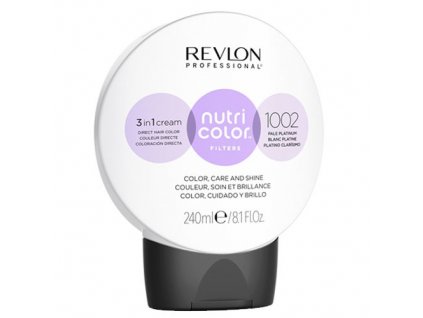 Revlon Nutri Color Creme színező hajpakolás 1002 White Platinum, 240 ml
