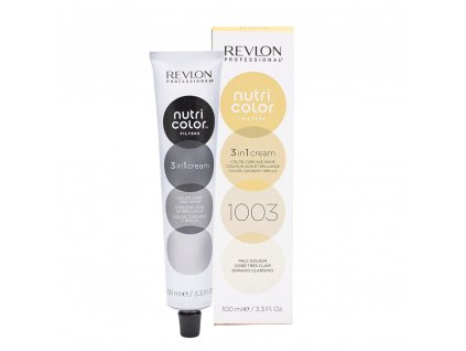 Revlon Nutri Color Creme színező hajpakolás 1003 Halvány arany, 100 ml