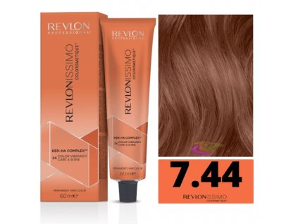Revlon Revlonissimo Colorsmetique hajfesték 7.44
