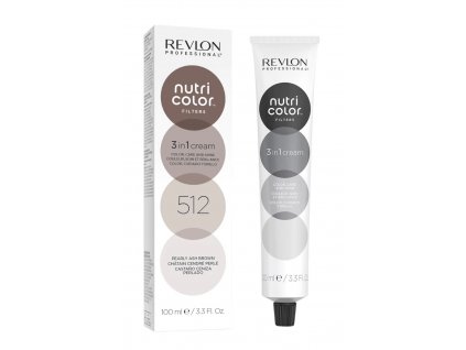 Revlon Nutri Color Creme szinezo hajpakolas 512 gongyhazfenyu hamvasbarna 100 ml