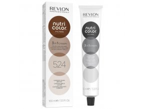 Revlon Nutri Color Creme színező hajpakolás 524 Rezes gyöngyház barna, 100 ml